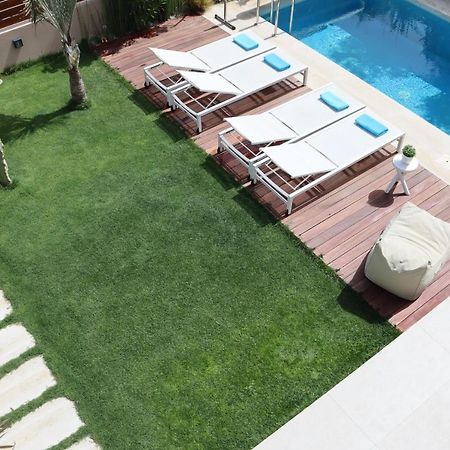 Fos Villa, A Luxe House With Private Heated Pool Galatas  ภายนอก รูปภาพ