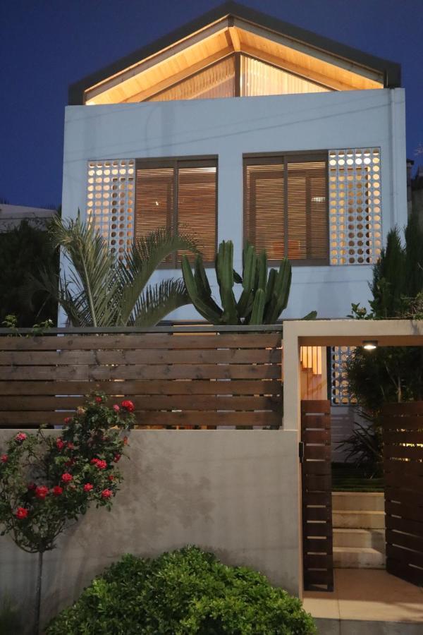 Fos Villa, A Luxe House With Private Heated Pool Galatas  ภายนอก รูปภาพ