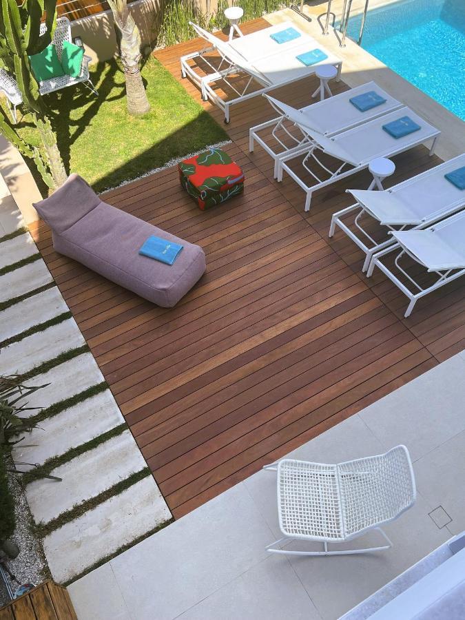 Fos Villa, A Luxe House With Private Heated Pool Galatas  ภายนอก รูปภาพ