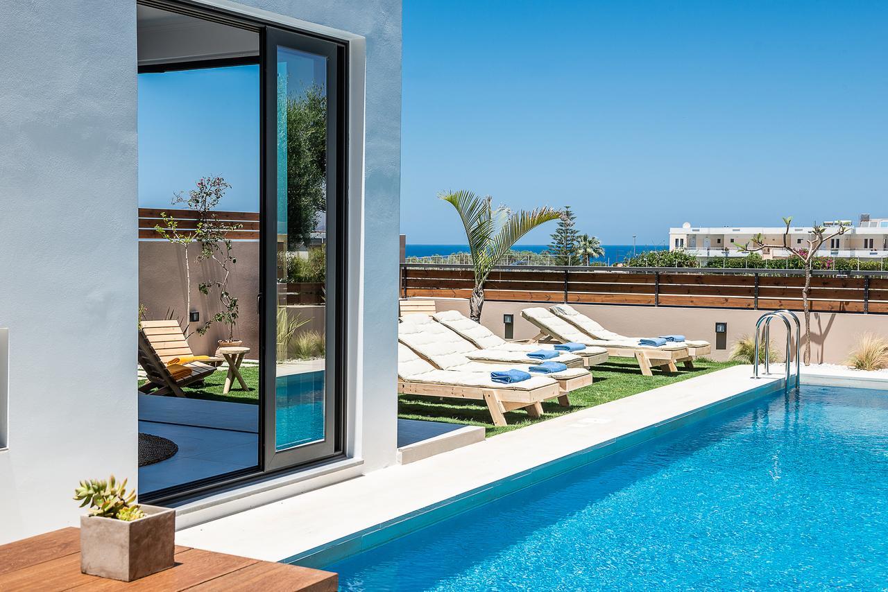Fos Villa, A Luxe House With Private Heated Pool Galatas  ภายนอก รูปภาพ