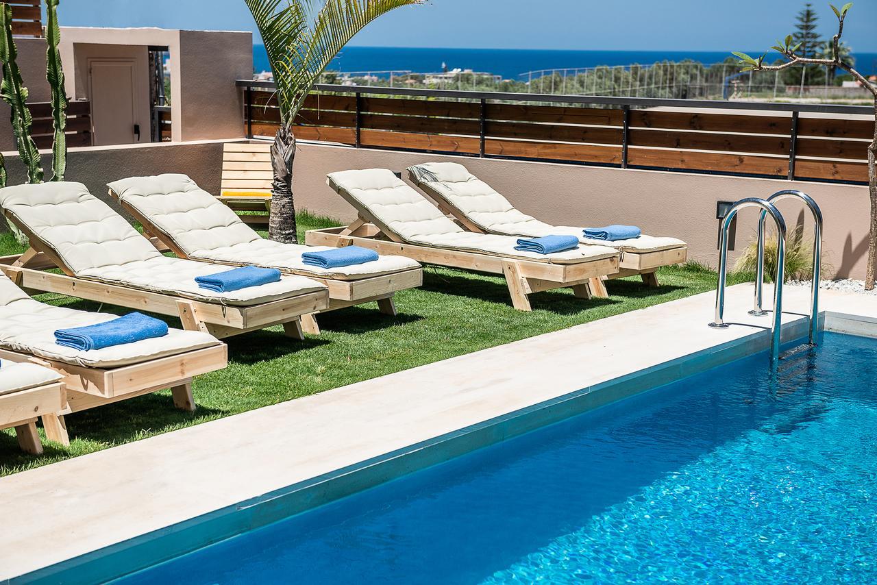 Fos Villa, A Luxe House With Private Heated Pool Galatas  ภายนอก รูปภาพ