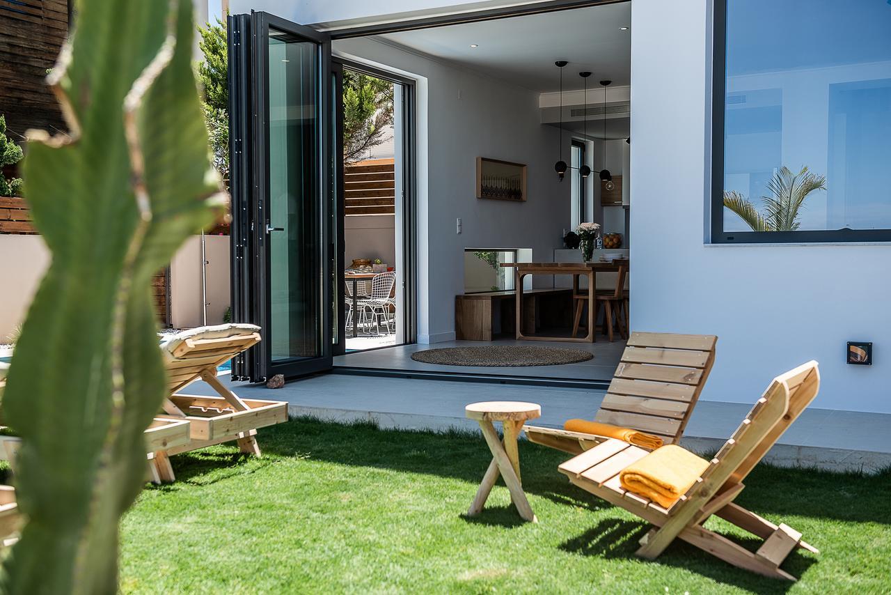 Fos Villa, A Luxe House With Private Heated Pool Galatas  ภายนอก รูปภาพ