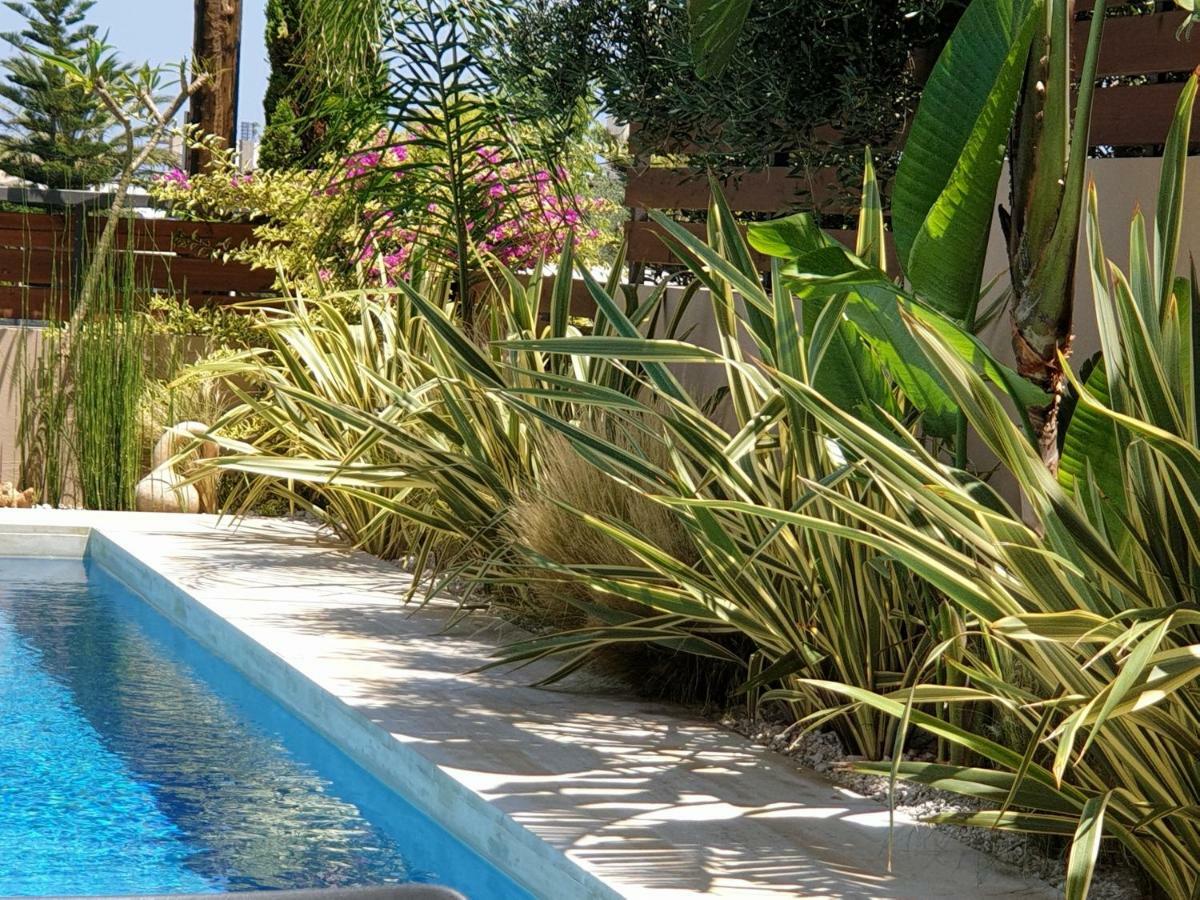 Fos Villa, A Luxe House With Private Heated Pool Galatas  ภายนอก รูปภาพ